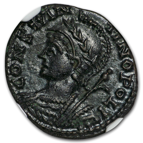 Roman Emp Constantinian AE3/4 Nummus (330-340 AD) MS* NGC Roman Emp Constantinian AE3/4 Nummus (330-340 AD) MS* NGC